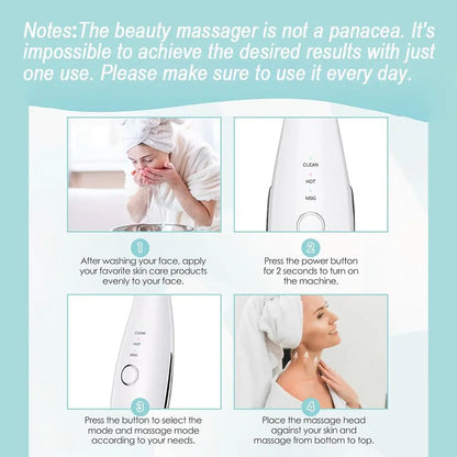 Revitalize Your Skin with the 3-Color LED Facial Massager - Ultimate Beauty Neck Instrument for Winter & Valentine's Day Gifts, Wrinkle Remover & Double Chin Solution