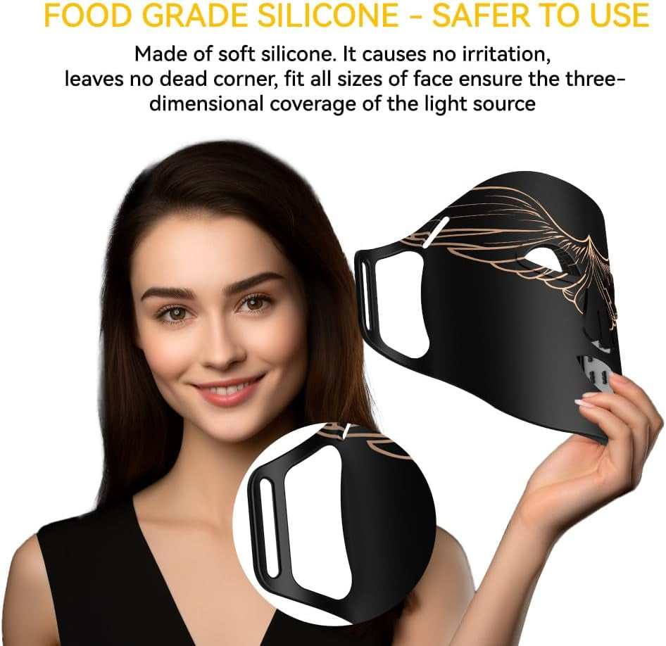 Revitalize Your Skin with the LED Face Mask: 4-Color Light Therapy for Ultimate Facial Rejuvenation