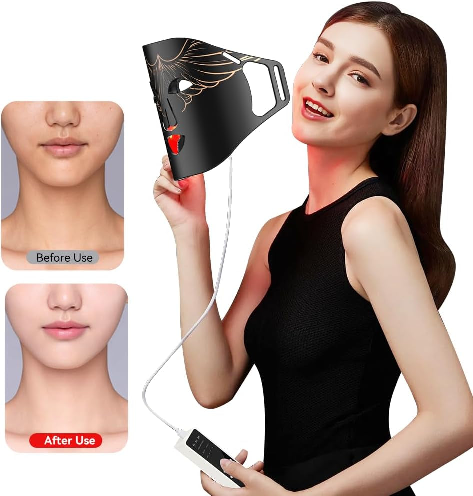Revitalize Your Skin with the LED Face Mask: 4-Color Light Therapy for Ultimate Facial Rejuvenation