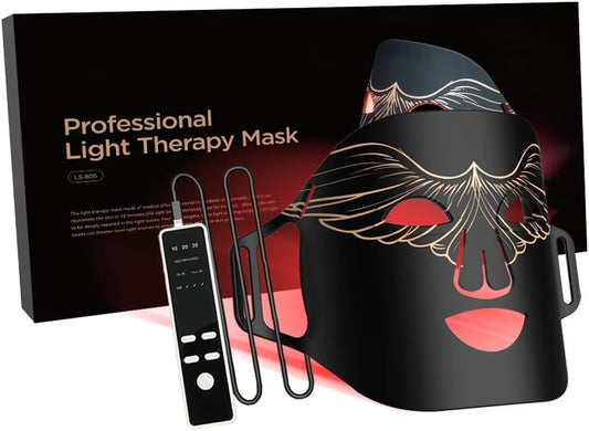 Revitalize Your Skin with the LED Face Mask: 4-Color Light Therapy for Ultimate Facial Rejuvenation