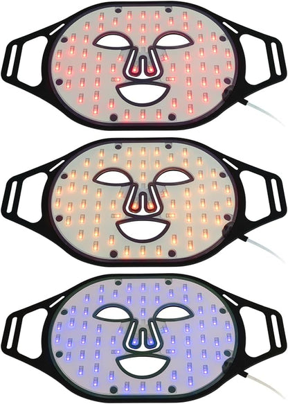 Revitalize Your Skin with the LED Face Mask: 4-Color Light Therapy for Ultimate Facial Rejuvenation