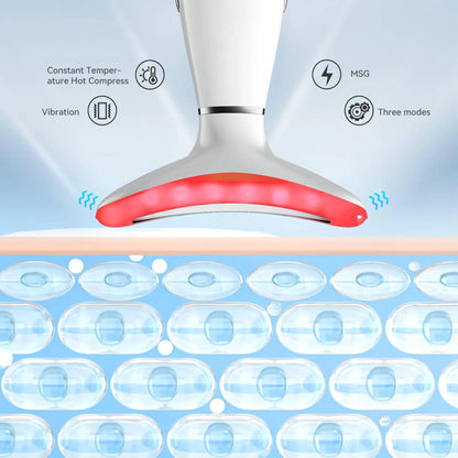 Revitalize Your Skin with the 3-Color LED Facial Massager - Ultimate Beauty Neck Instrument for Winter & Valentine's Day Gifts, Wrinkle Remover & Double Chin Solution